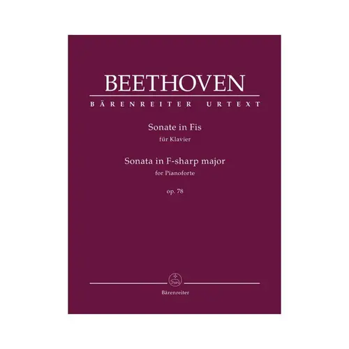Sonata in F-Sharp major for pianoforte Op. 78