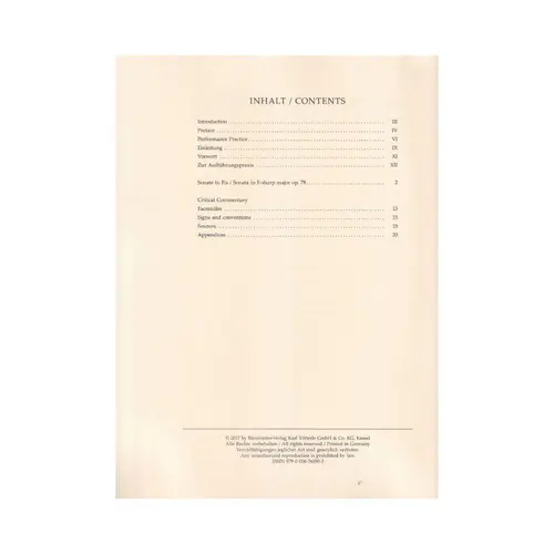 Sonata in F-Sharp major for pianoforte Op. 78