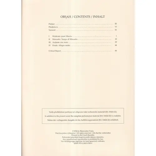 Serenade for wind instruments, violoncello and double bass - score
