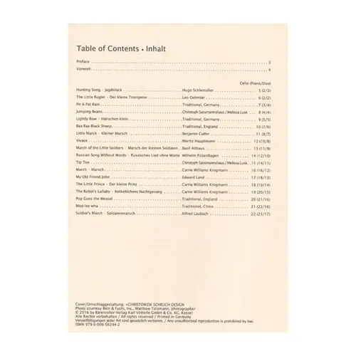 Cello Recital album - First Position Vol. 1