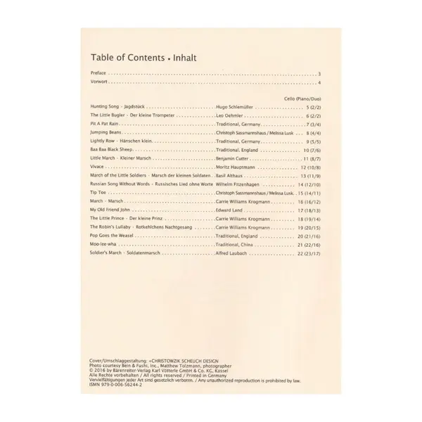 Cello Recital album - First Position Vol. 1