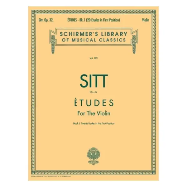 Etudes for violin Op.32 Vol.1
