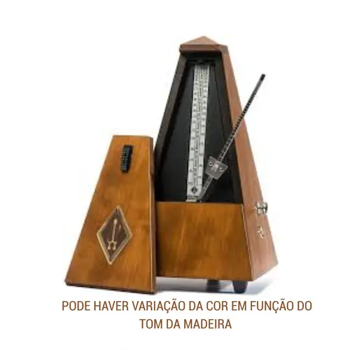 Metrônomo Maelzel Madeira Wittner Mahogany Com campainha