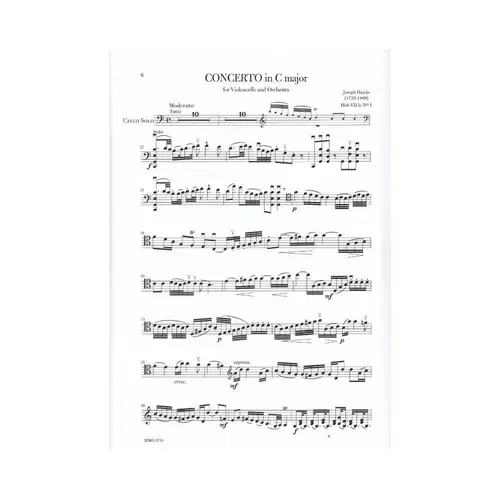 Violoncello concerto in C major Hob VIIB:I