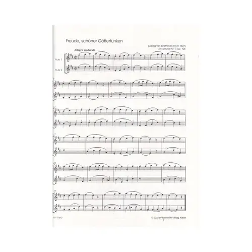 Romantic hits for two Flutes