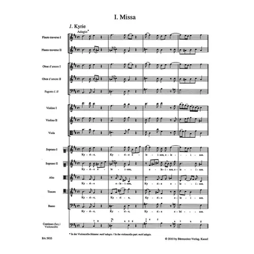 Messe in h-Moll - BWV 232 ( Score )