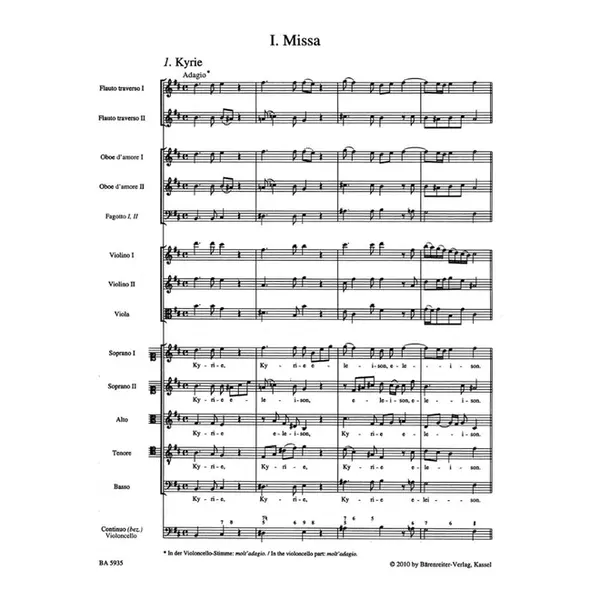 Messe in h-Moll - BWV 232 ( Score )