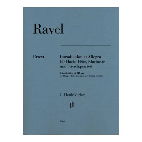 Introduction et allegro for harp, flute, clarinet and string quartet - parts