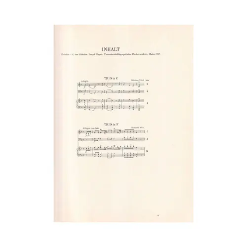 Klavier-Trios C Dur / F Dur -PROMOÇÃO !