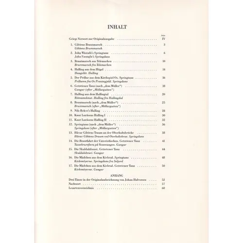 Norwegische Bauerntanze Slatter - Op.72 - Urtext - PROMOÇÃO !