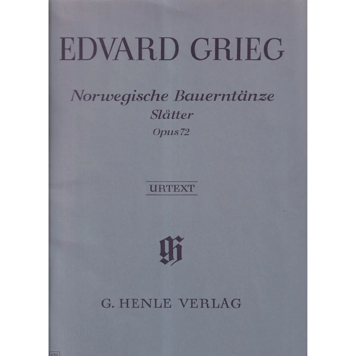 Norwegische Bauerntanze Slatter - Op.72 - Urtext - PROMOÇÃO !