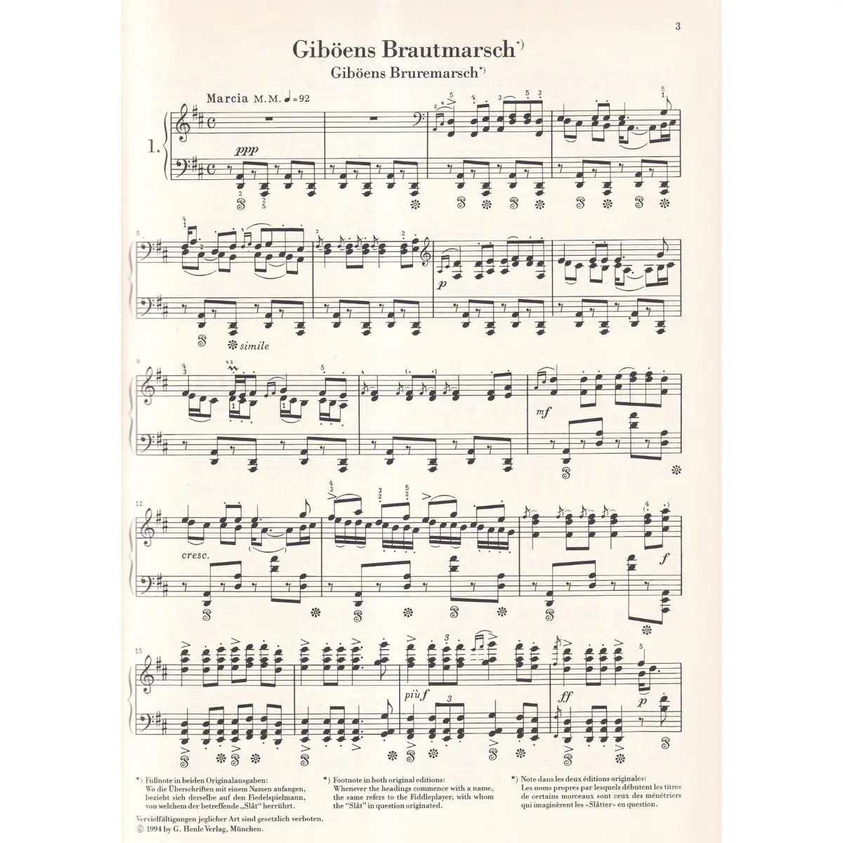 Norwegische Bauerntanze Slatter - Op.72 - Urtext - PROMOÇÃO !