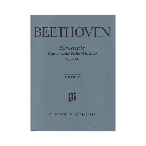 Serenade Fur Klavier Und Flote - Op.41 - Urtext - PROMOÇÃO!