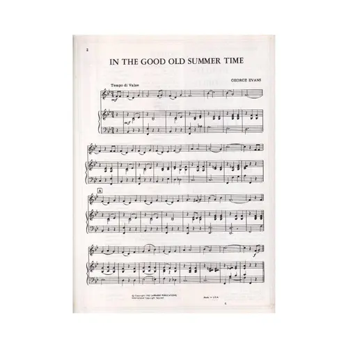 Easy To Play Pieces For Clarinet