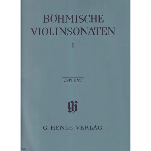 Bohmische Violinsonaten - Vol.1 - Urtext - PROMOÇÃO !