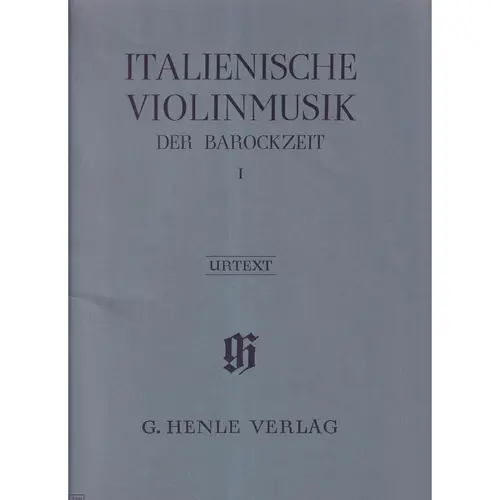 Italienische Violinmusik - Vol.1 - Urtext - PROMOÇÃO !