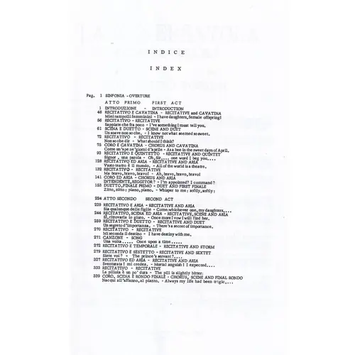 La Cenerentola (Cinderella) - Vocal score