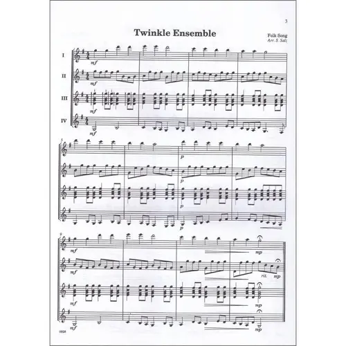 Suzuki Ensembles for guitar vol.1