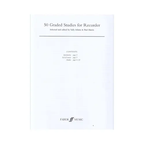 50 Graded Studies for Recorder
