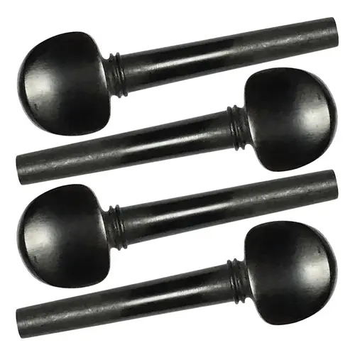 Cravelha para violino 4/4 ébano standard ( jogo com 4 unidades)