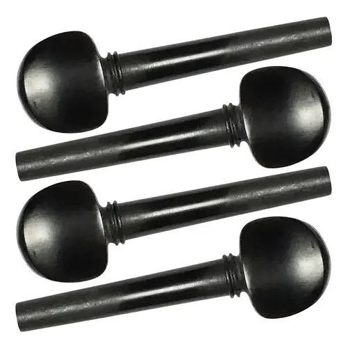 Cravelha para violino 1/4 ébano standard (jogo 4 unidades)