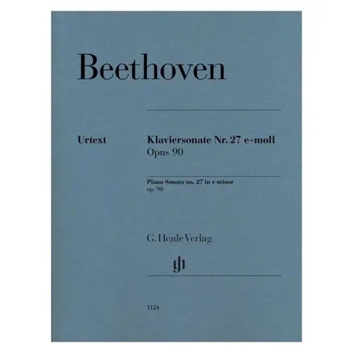 Piano Sonata no. 27 e minor op. 90