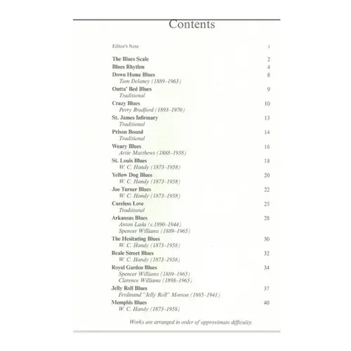 A First Book of Blues