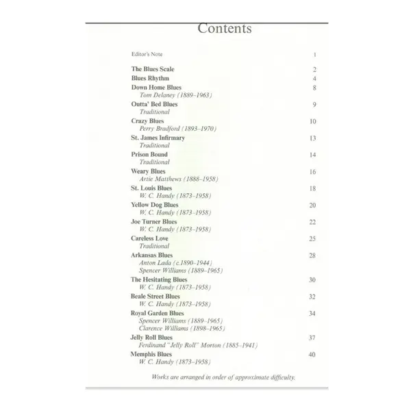 A First Book of Blues