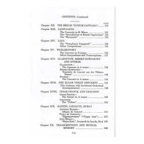 Violin Master Works and Their Interpretation