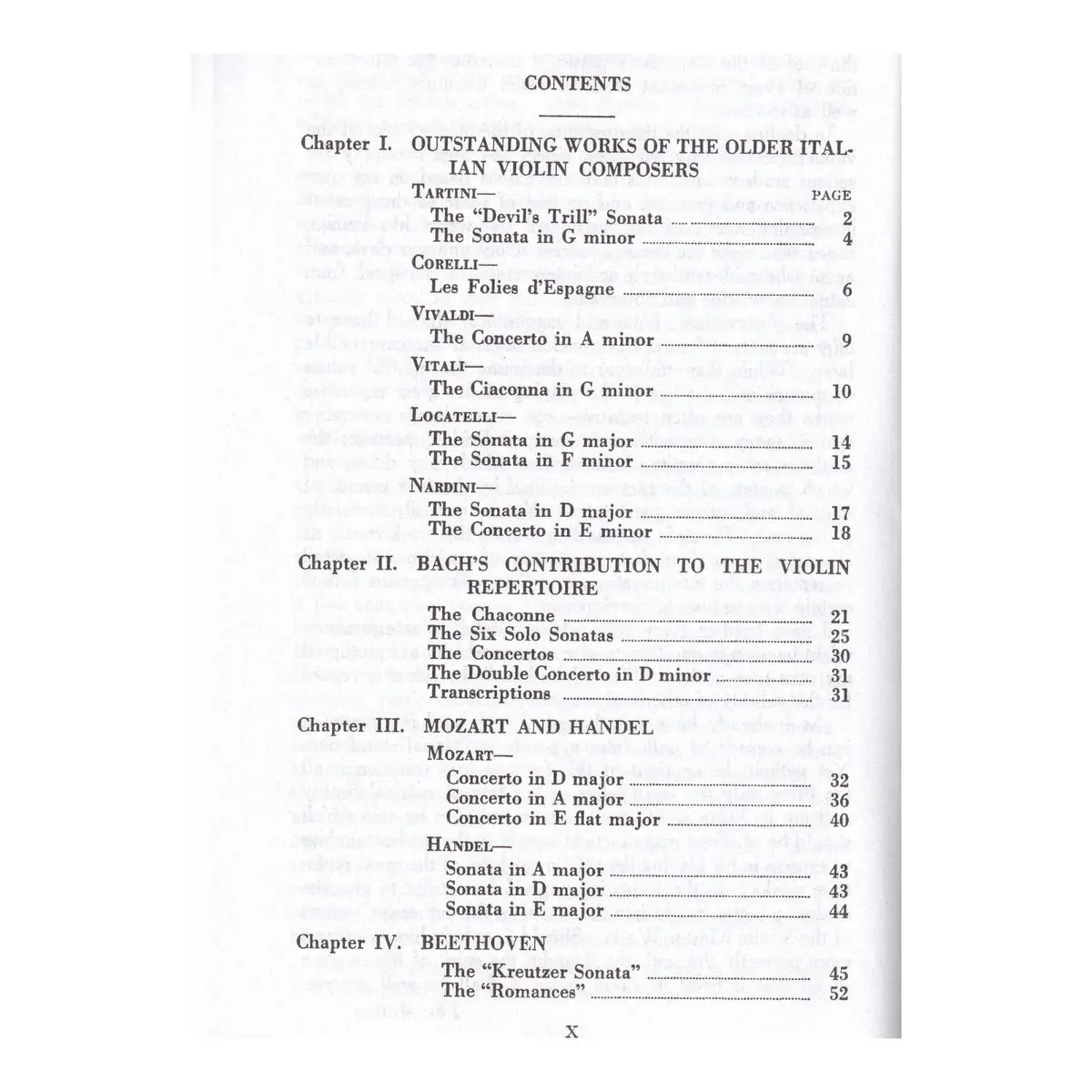Violin Master Works and Their Interpretation