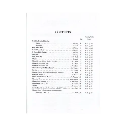 21 Pieces for Violin With Guitar -Selections from Suzuki school