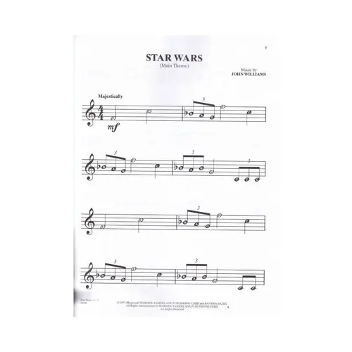Selections From Star Wars for Recorder - Easy