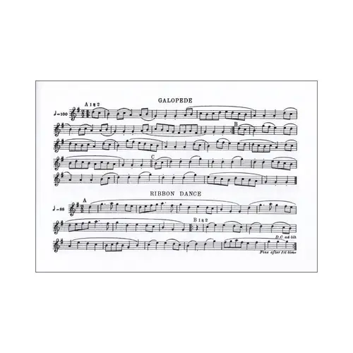 A Selection of 100 English Folk Dance Airs for melodic instruments