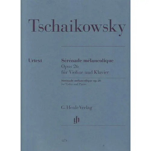Sérénade mélancolique op. 26 for violin and piano