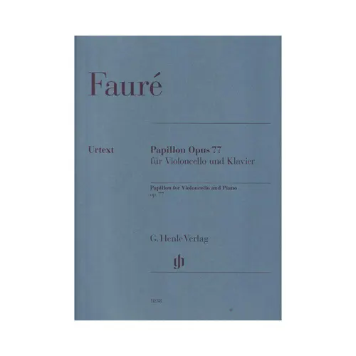Papillon for Violoncello and Piano op. 77