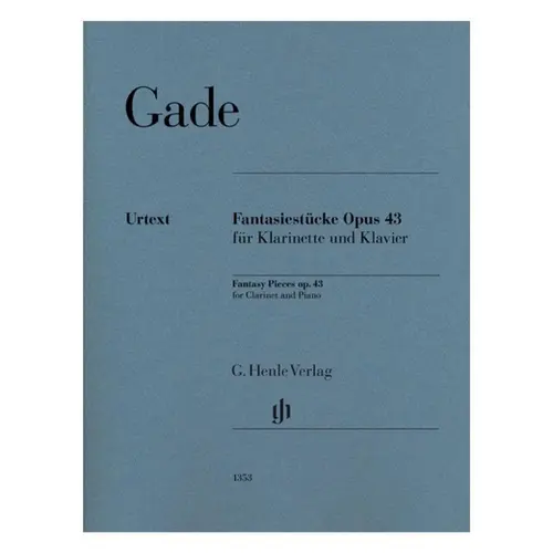 Fantasy Pieces Op.43 for Clarinet and Piano