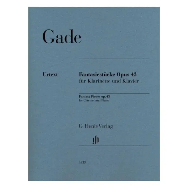 Fantasy Pieces Op.43 for Clarinet and Piano