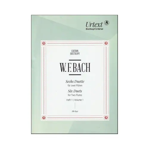Sechs Duette fur zwei floten Heft I Nrs.1-3