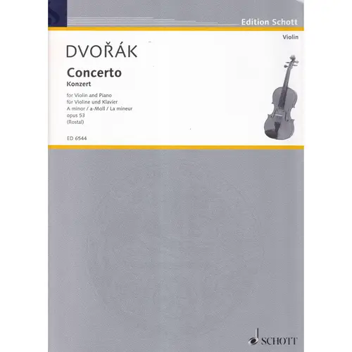 Concerto in A Minor, Op. 53 for violin and piano