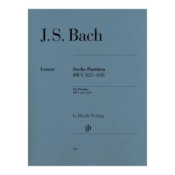Sechs Partiten - Bwv 825-830  (Piano) - Urtext