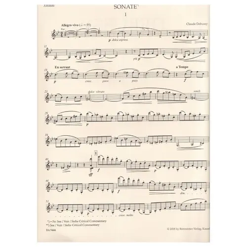Works for Violin and Piano