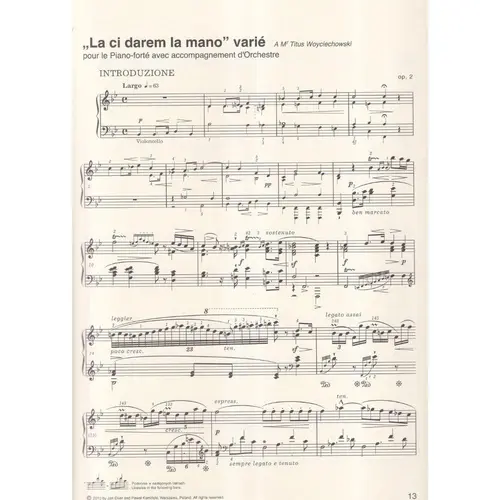 Concert Works for Piano and Orchestra - versin for one piano -  National edition Jan Ekier