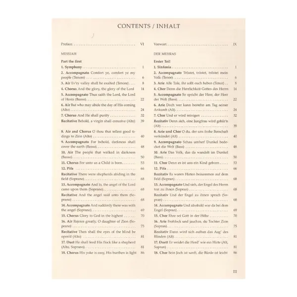 Messiah HWV 56 - full score
