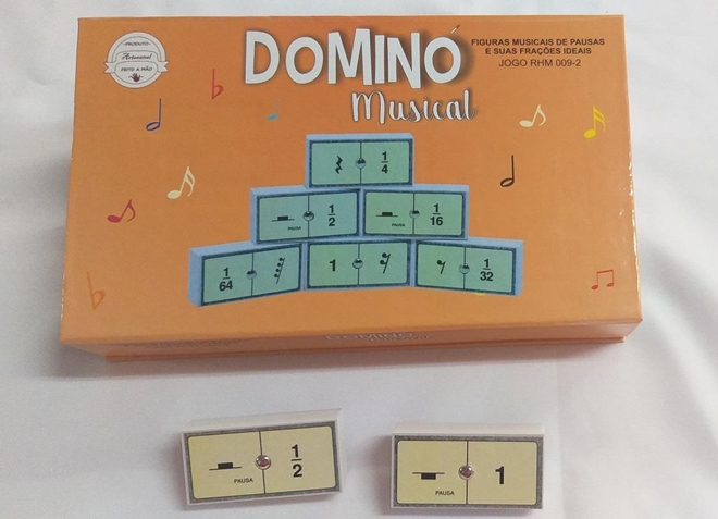 Dominó Musical dos Ritmos - Clave de C