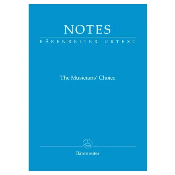 Bloco De Notas - Notes - Barenreiter Urtext Bach - Azul