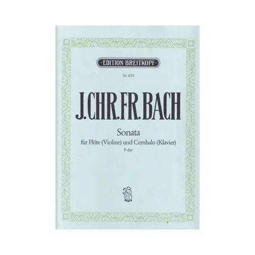 Sonata fur flote (violine) und Cembalo (klavier) F-dur