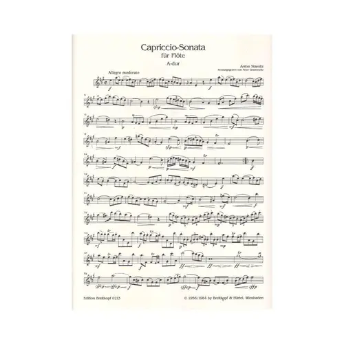 Capriccio-sonata for flote A-dur