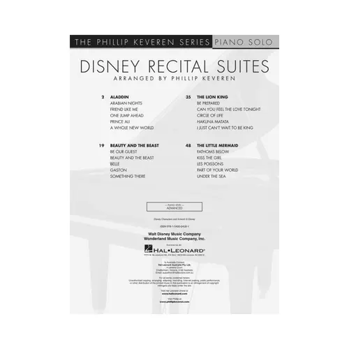 Disney Recital Suites