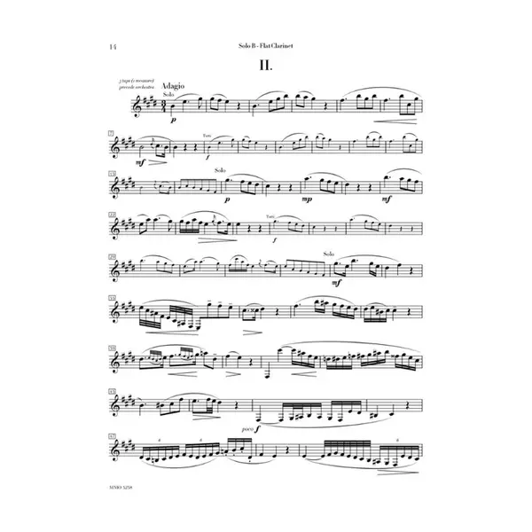 Clarinet Concerto In A Major KV 622