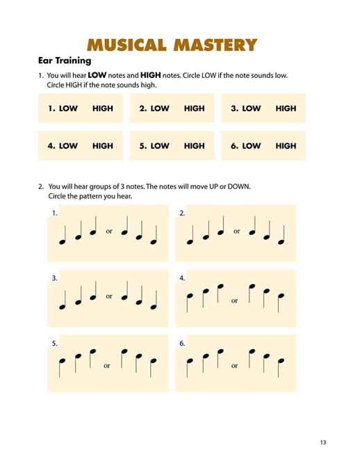 Essential Elements Piano Theory - Level 1 - Elementos Essenciais Piano ...